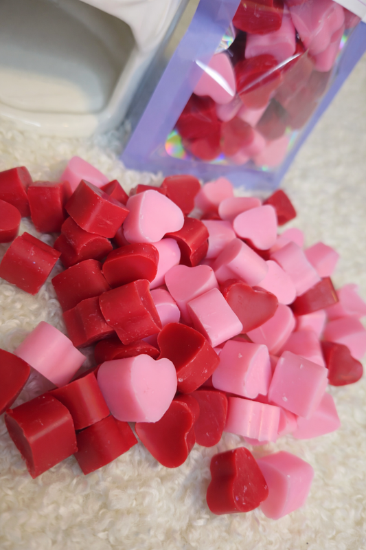 Wax melts artesanales aroma vainilla y frambuesa