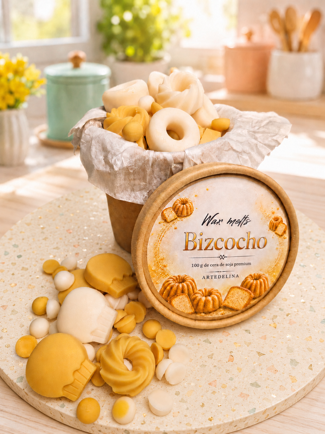 Bizcocho - Wax Melts de Soja Artesanales