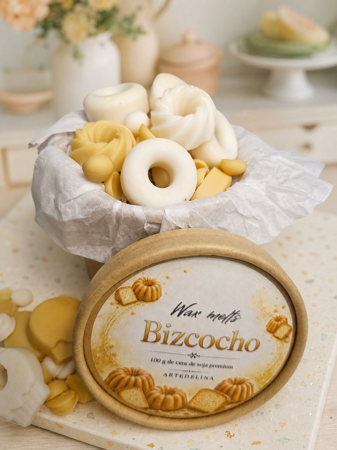 Bizcocho - Wax Melts de Soja Artesanales