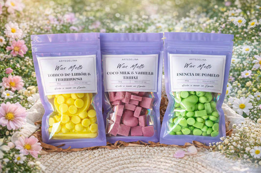 Wax Melts de Cera de Soja Aromáticos de Primavera