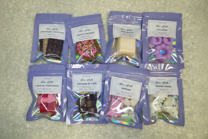 starter pack wax melts

wax melts cera de soja

melts de soja artesanales

pack muestras aromas

ceras aromáticas naturales

wax melts hechos a mano

ambientador hogar natural

set fragancias cera de soja