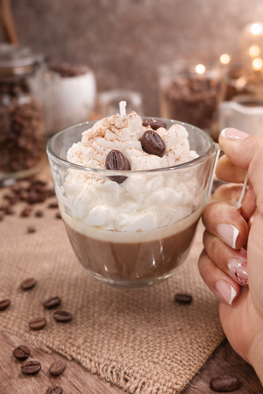 Vela de soja aroma intenso café Excelsium
