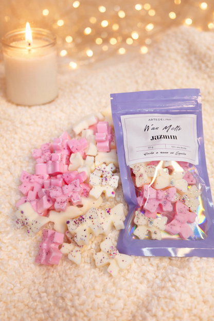 Wax melts cera de soja aroma floral jazmín