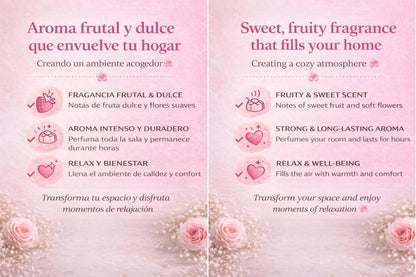 Caja de wax melts en forma de flores