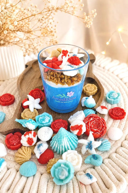 Vela de soja Ocean Breeze | Vela artesanal de lujo con aroma marino