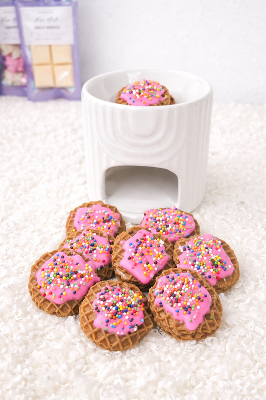 Kit quemador de cera con wax melts aroma salted caramel 50g hecho a mano en España